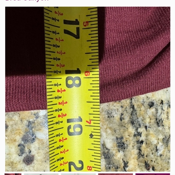 Brea Canyon Claret Red, Keyhole Ruched Crop Top, Sz L, NWT - Picture 8 of 8